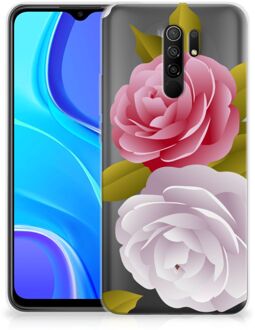 B2Ctelecom Silicone Back Case Xiaomi Redmi 9 GSM Hoesje Roses