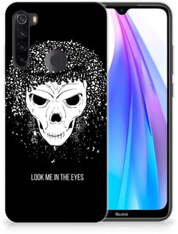 B2Ctelecom Silicone Back Case Xiaomi Redmi Note 8T Skull Hair