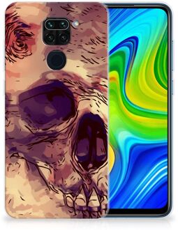 B2Ctelecom Silicone Back Case Xiaomi Redmi Note9 GSM Hoesje Skullhead