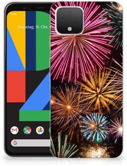 B2Ctelecom Silicone Back Cover Google Pixel 4 Vuurwerk