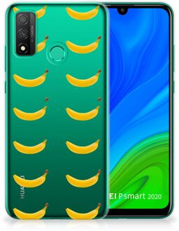 B2Ctelecom Silicone Back Cover Huawei P Smart 2020 Telefoonhoesje met Naam Banana