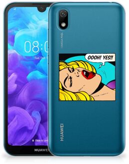 B2Ctelecom Silicone Back Cover Huawei Y5 (2019) Popart Oh Yes