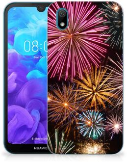 B2Ctelecom Silicone Back Cover Huawei Y5 (2019) Vuurwerk