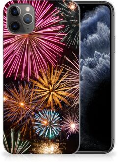 B2Ctelecom Silicone Back Cover iPhone 11 Pro Max Vuurwerk