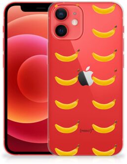 B2Ctelecom Silicone Back Cover iPhone 12 Mini Telefoonhoesje met Naam Banana