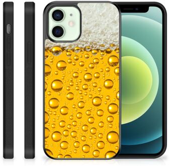 B2Ctelecom Silicone Back Cover iPhone 12 Mini Telefoonhoesje met Zwarte rand Bier