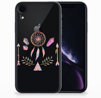 B2Ctelecom Silicone Back Cover iPhone XR Boho Dreamcatcher