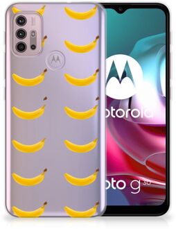 B2Ctelecom Silicone Back Cover Motorola Moto G30 | G10 Telefoonhoesje met Naam Banana