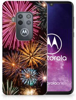 B2Ctelecom Silicone Back Cover Motorola One Zoom Vuurwerk