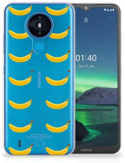 B2Ctelecom Silicone Back Cover Nokia 1.4 Telefoonhoesje met Naam Banana