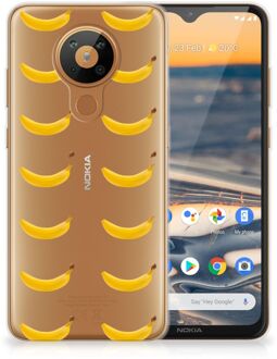 B2Ctelecom Silicone Back Cover Nokia 5.3 Telefoonhoesje met Naam Banana