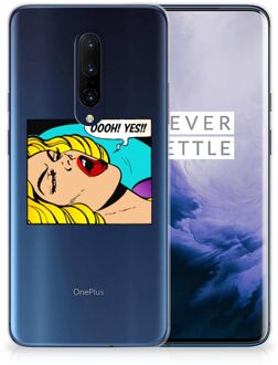 B2Ctelecom Silicone Back Cover OnePlus 7 Pro Popart Oh Yes