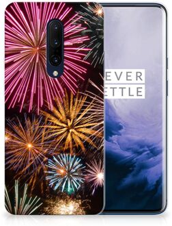 B2Ctelecom Silicone Back Cover OnePlus 7 Pro Vuurwerk