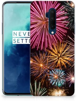 B2Ctelecom Silicone Back Cover OnePlus 7T Pro Vuurwerk