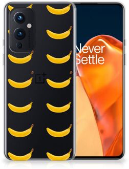 B2Ctelecom Silicone Back Cover OnePlus 9 Telefoonhoesje met Naam Banana