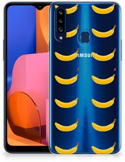 B2Ctelecom Silicone Back Cover Samsung Galaxy A20s Telefoonhoesje met Naam Banana