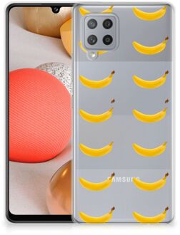 B2Ctelecom Silicone Back Cover Samsung Galaxy A42 Telefoonhoesje met Naam Banana