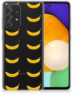 B2Ctelecom Silicone Back Cover Samsung Galaxy A52 (5G/4G) Telefoonhoesje met Naam Banana