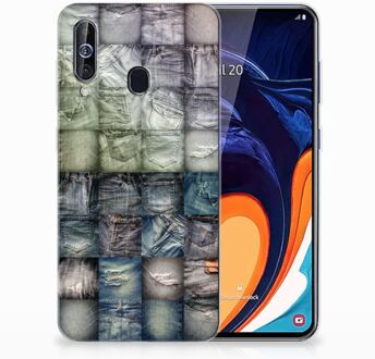 B2Ctelecom Silicone Back Cover Samsung Galaxy A60 Spijkerbroeken