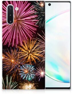 B2Ctelecom Silicone Back Cover Samsung Galaxy Note 10 Vuurwerk