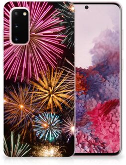 B2Ctelecom Silicone Back Cover Samsung Galaxy S20 Vuurwerk