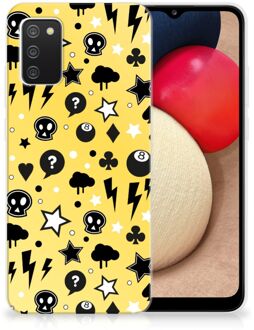 B2Ctelecom Silicone Back Cover Samsung M02s | Samsung Galaxy A02s Telefoon Hoesje Punk Yellow