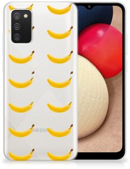 B2Ctelecom Silicone Back Cover Samsung M02s | Samsung Galaxy A02s Telefoonhoesje met Naam Banana