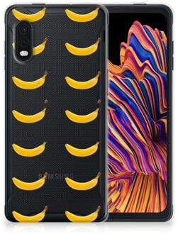 B2Ctelecom Silicone Back Cover Samsung Xcover Pro Telefoonhoesje met Naam Banana