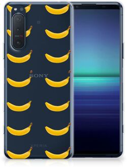 B2Ctelecom Silicone Back Cover Sony Xperia 5II Telefoonhoesje met Naam Banana