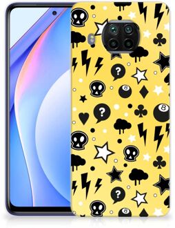 B2Ctelecom Silicone Back Cover Xiaomi Mi 10T Lite Telefoon Hoesje Punk Yellow