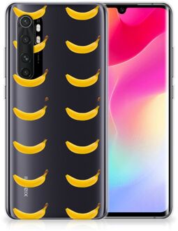 B2Ctelecom Silicone Back Cover Xiaomi Mi Note 10 Lite Telefoonhoesje met Naam Banana