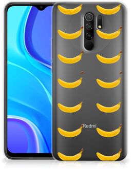 B2Ctelecom Silicone Back Cover Xiaomi Redmi 9 Telefoonhoesje met Naam Banana