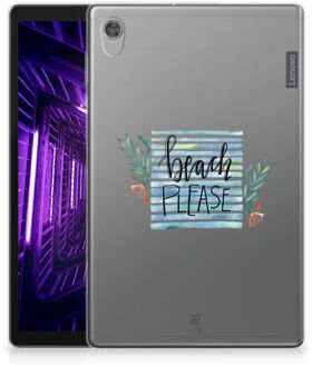 B2Ctelecom Silicone Backcase ontwerpen Lenovo Tab M10 HD (2de generatie) Hoesje Boho Beach met doorzichte zijkanten