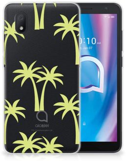 B2Ctelecom Silicone Case Alcatel 1B (2020) Telefoonhoesje met Naam Palmtrees