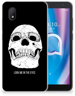 B2Ctelecom Silicone Case Alcatel 1B (2020) Telefoonhoesje Skull Eyes