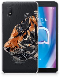 B2Ctelecom Silicone Case Alcatel 1B (2020) Telefoonhoesje Tiger