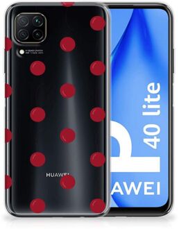 B2Ctelecom Silicone Case Huawei P40 Lite Telefoonhoesje Kersen