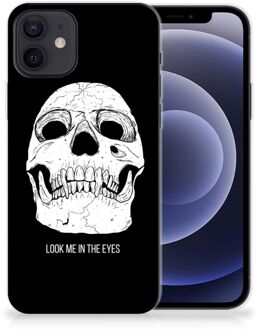 B2Ctelecom Silicone Case iPhone 12 | 12 Pro (6.1") Telefoonhoesje Skull Eyes