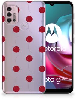 B2Ctelecom Silicone Case Motorola Moto G30 | G10 Telefoonhoesje Kersen