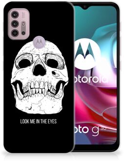 B2Ctelecom Silicone Case Motorola Moto G30 | G10 Telefoonhoesje Skull Eyes