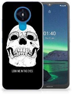 B2Ctelecom Silicone Case Nokia 1.4 Telefoonhoesje Skull Eyes