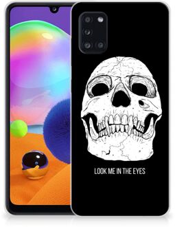 B2Ctelecom Silicone Case Samsung Galaxy A31 Telefoonhoesje Skull Eyes