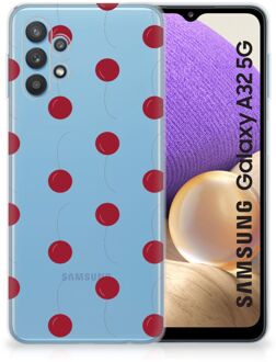 B2Ctelecom Silicone Case Samsung Galaxy A32 5G Telefoonhoesje Kersen