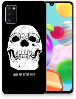 B2Ctelecom Silicone Case Samsung Galaxy A41 Telefoonhoesje Skull Eyes