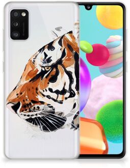 B2Ctelecom Silicone Case Samsung Galaxy A41 Telefoonhoesje Tiger