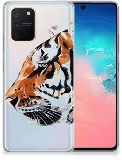 B2Ctelecom Silicone Case Samsung Galaxy S10 Lite Telefoonhoesje Tiger