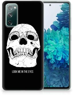 B2Ctelecom Silicone Case Samsung Galaxy S20 FE Telefoonhoesje Skull Eyes