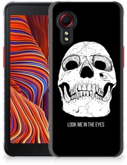 B2Ctelecom Silicone Case Samsung Galaxy Xcover 5 Telefoonhoesje Skull Eyes