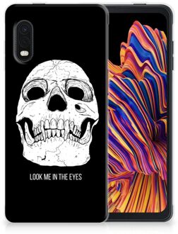 B2Ctelecom Silicone Case Samsung Xcover Pro Telefoonhoesje Skull Eyes