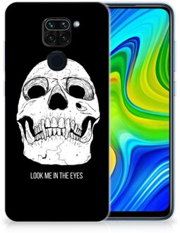 B2Ctelecom Silicone Case Xiaomi Redmi Note9 Telefoonhoesje Skull Eyes